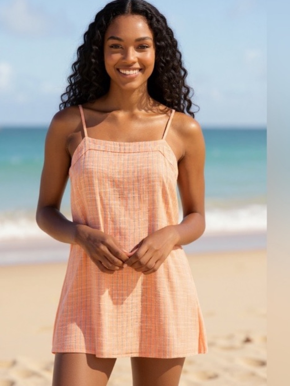 O'Neill / Sun washed cotton Striped Dress